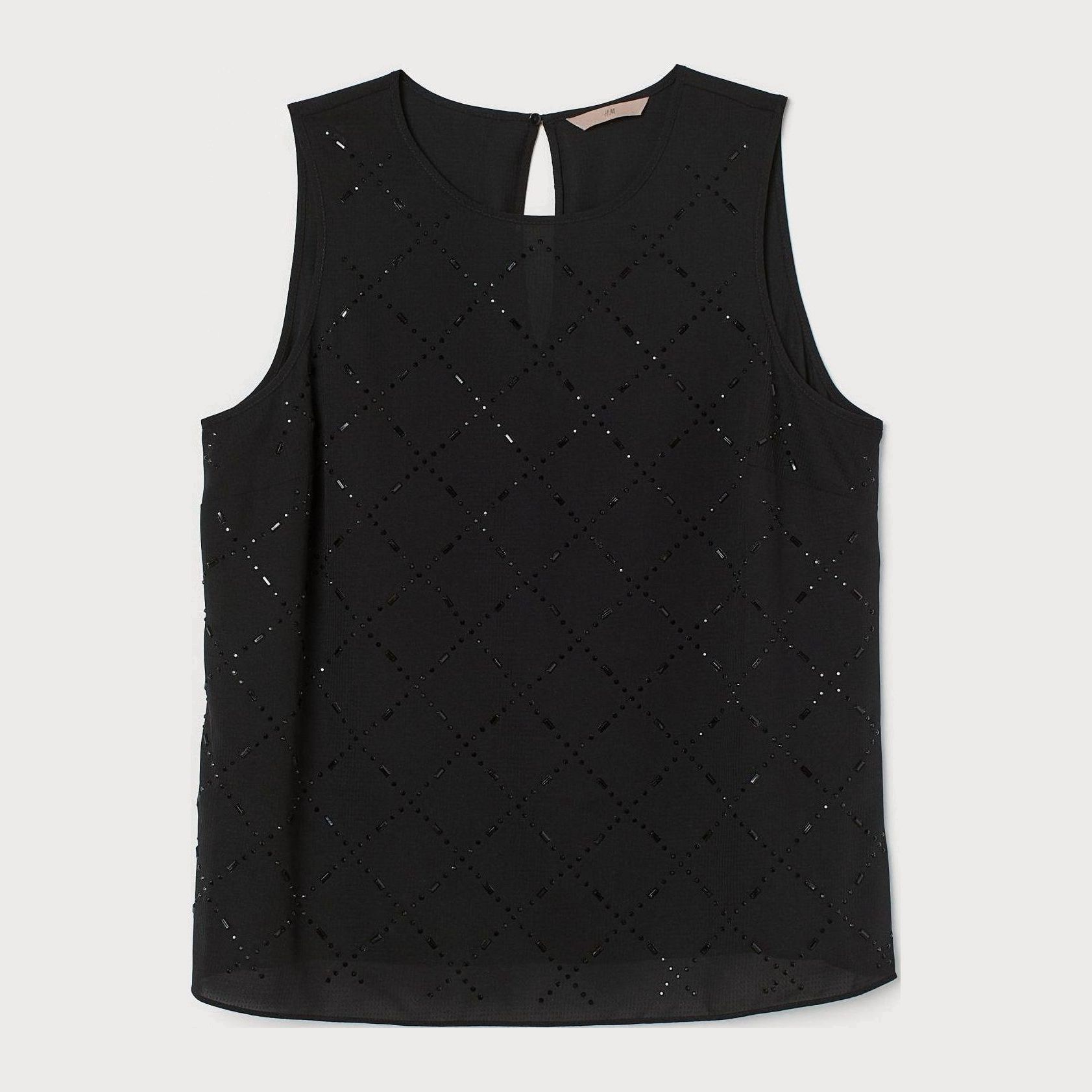 

Блузка H&M 8333470-AAAD XL Черная