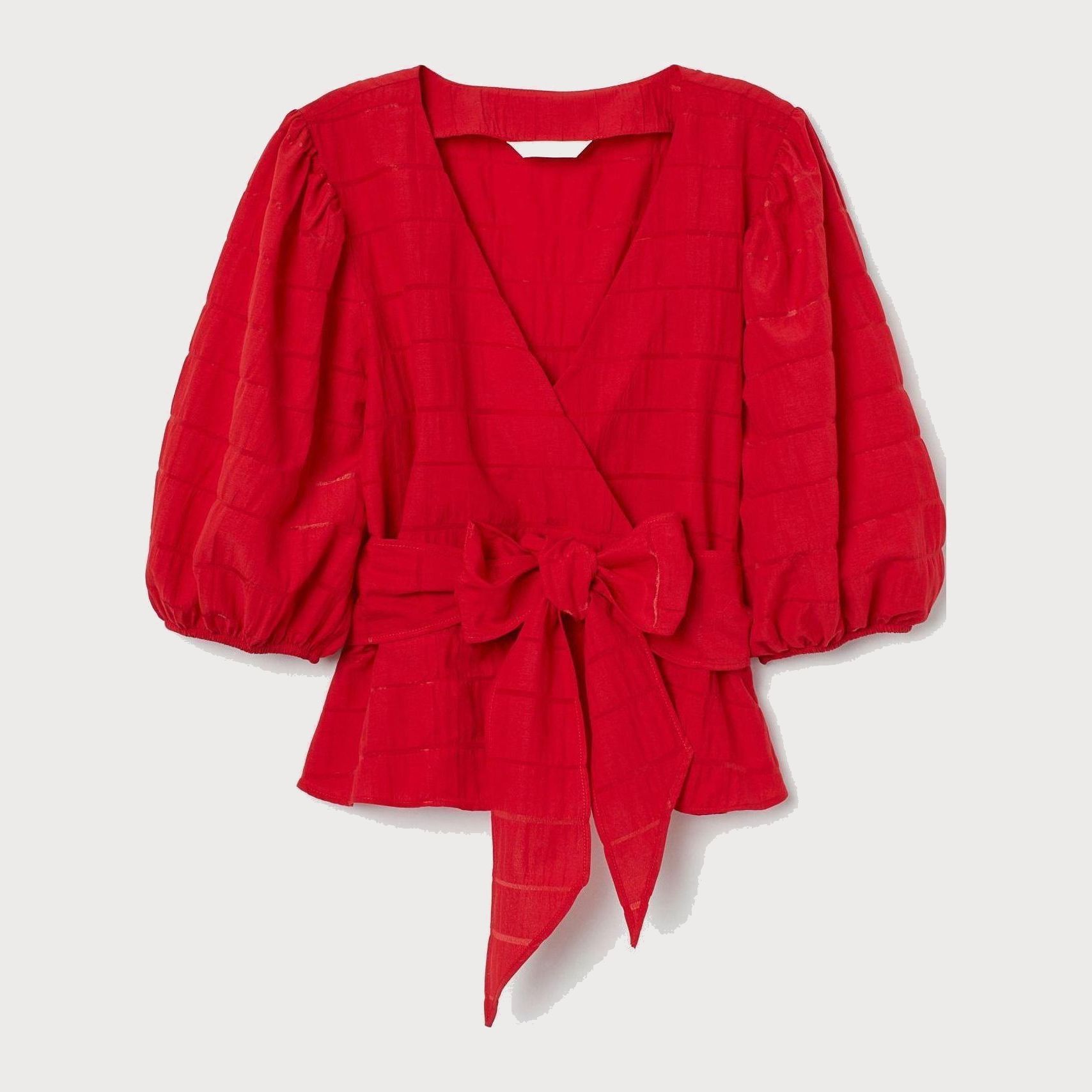 

Блузка H&M 8550760-ACVF 42 Красная