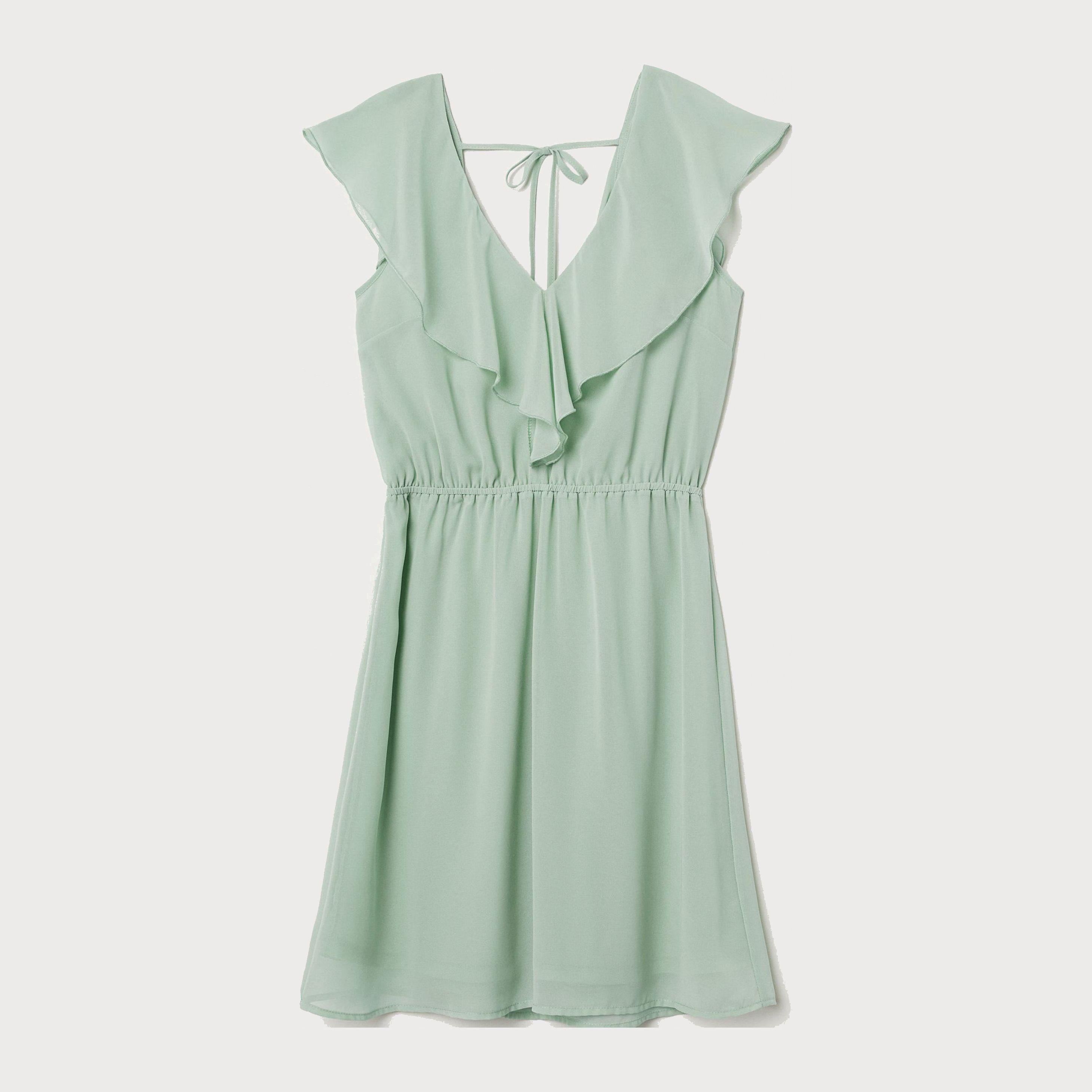 

Платье H&M 5951247-ACUB 34 Бледно-зеленое