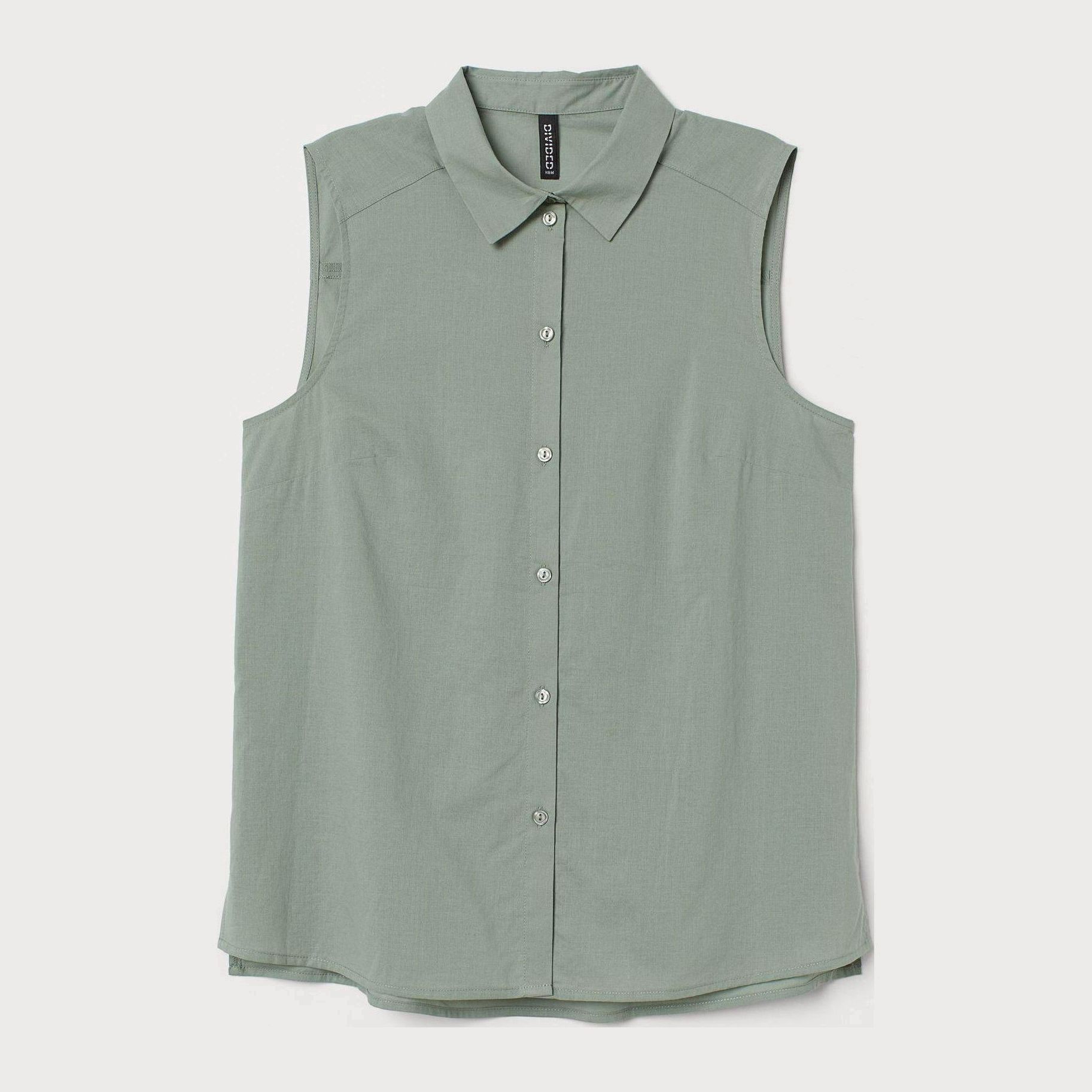 

Блузка H&M 8574271-ACWO 38 Светло-зеленая