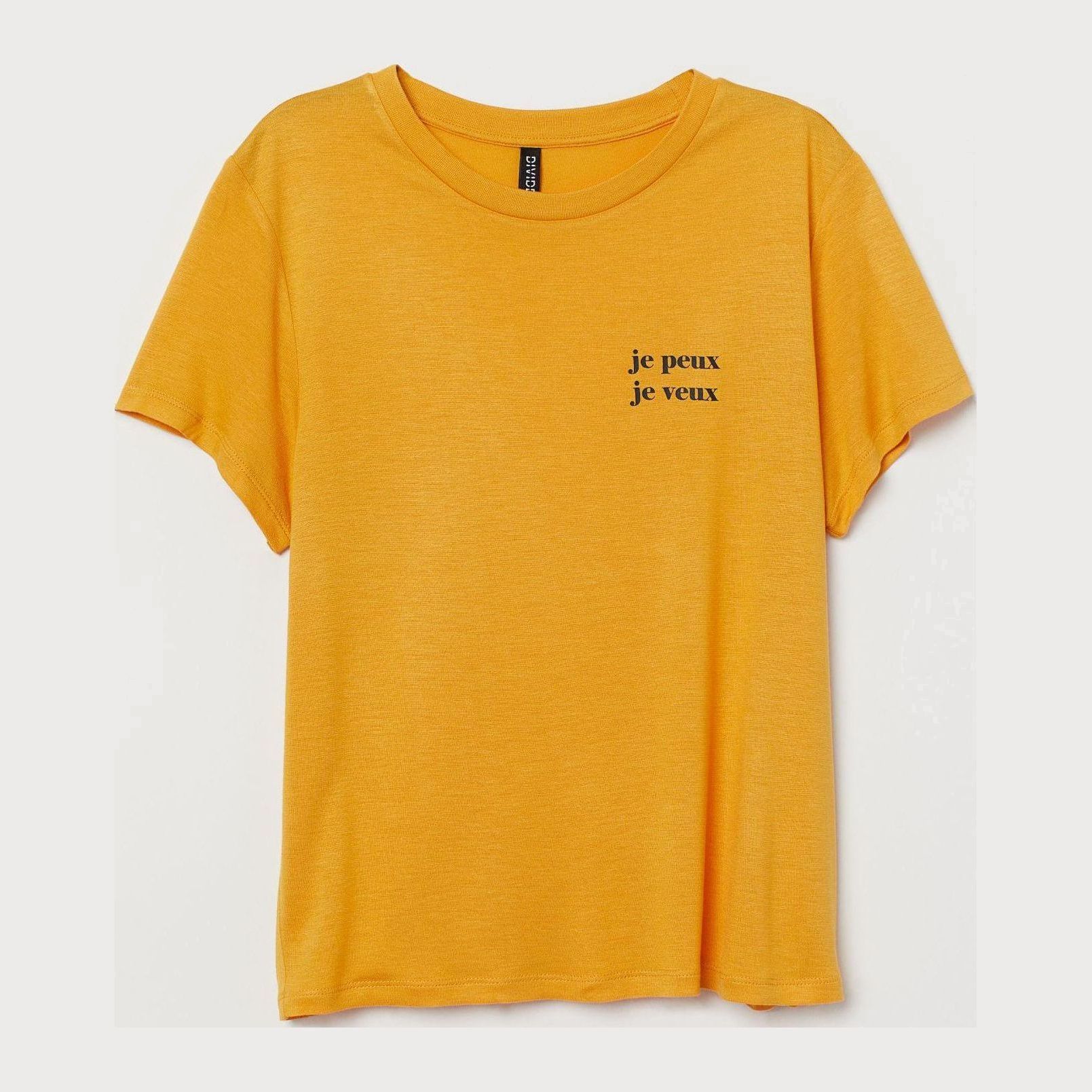

Футболка H&M 6982739-AARO L Желтая