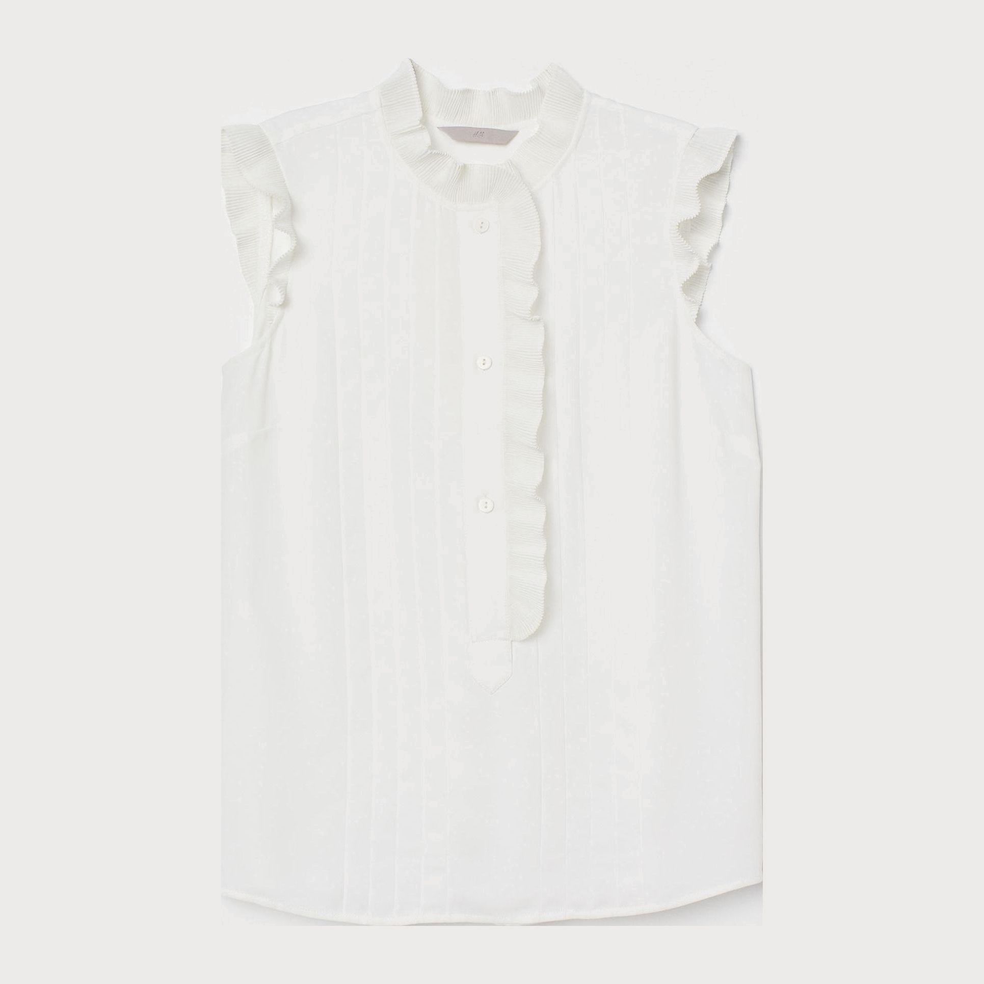

Блузка H&M 8723931-ACTS 34 Белая