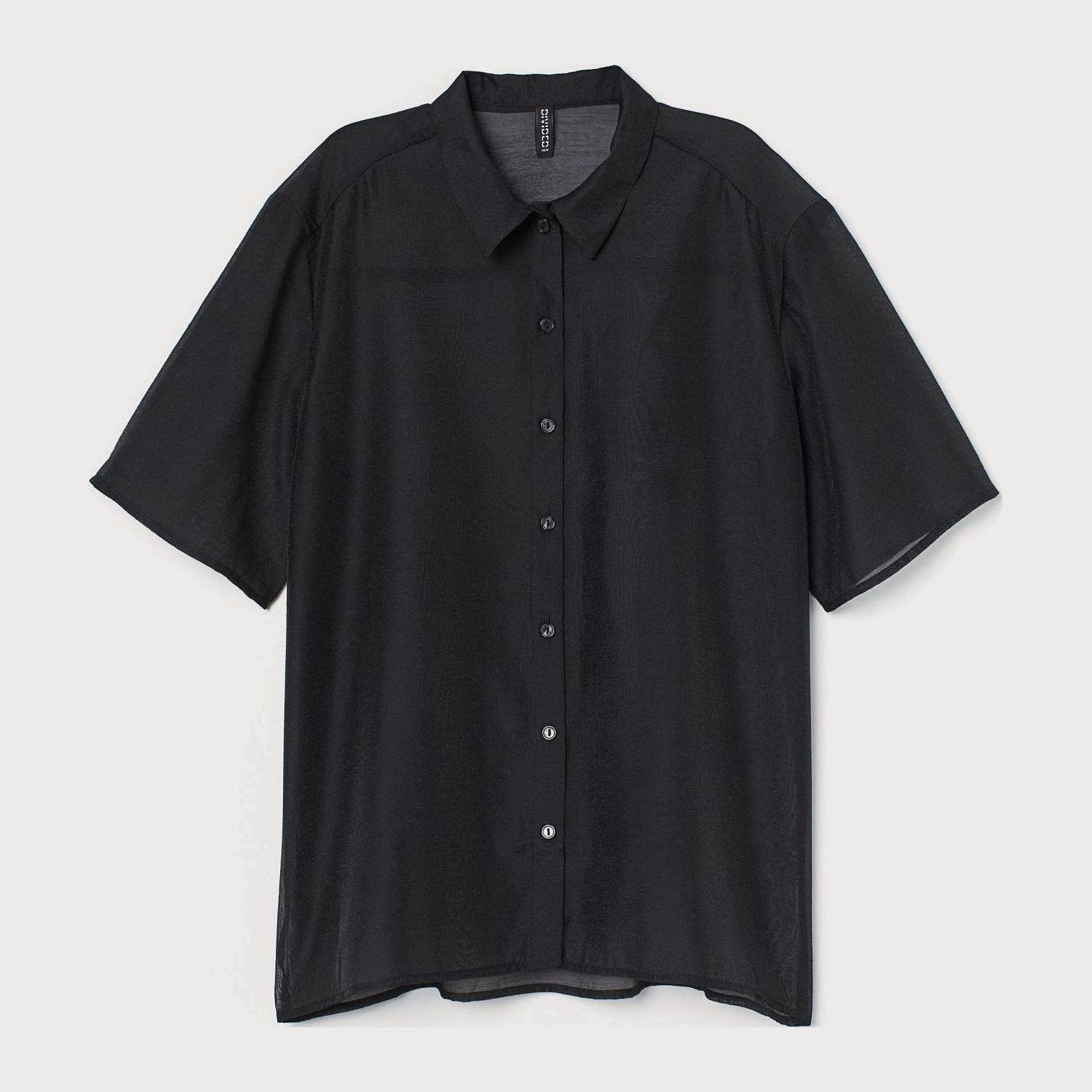 

Блузка H&M 8765251-AAAD L Черная