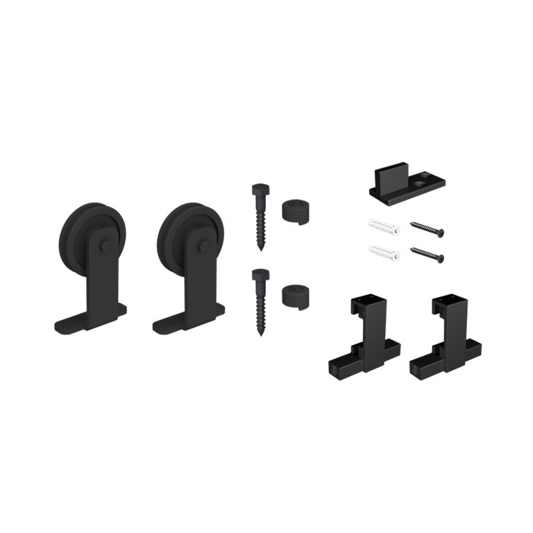 

Комплект Фурнитуры На 1 Дверь До 100 Кг, Roc Design, Черный Матовый Mantion 219-331