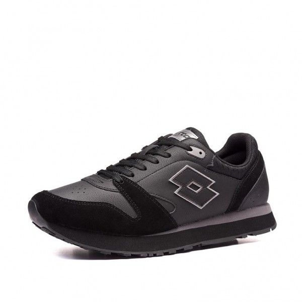 

Кроссовки мужские Lotto TRAINER XVI LTH 43 ALL BLACK/GRAVITY TITAN 214675/1H8