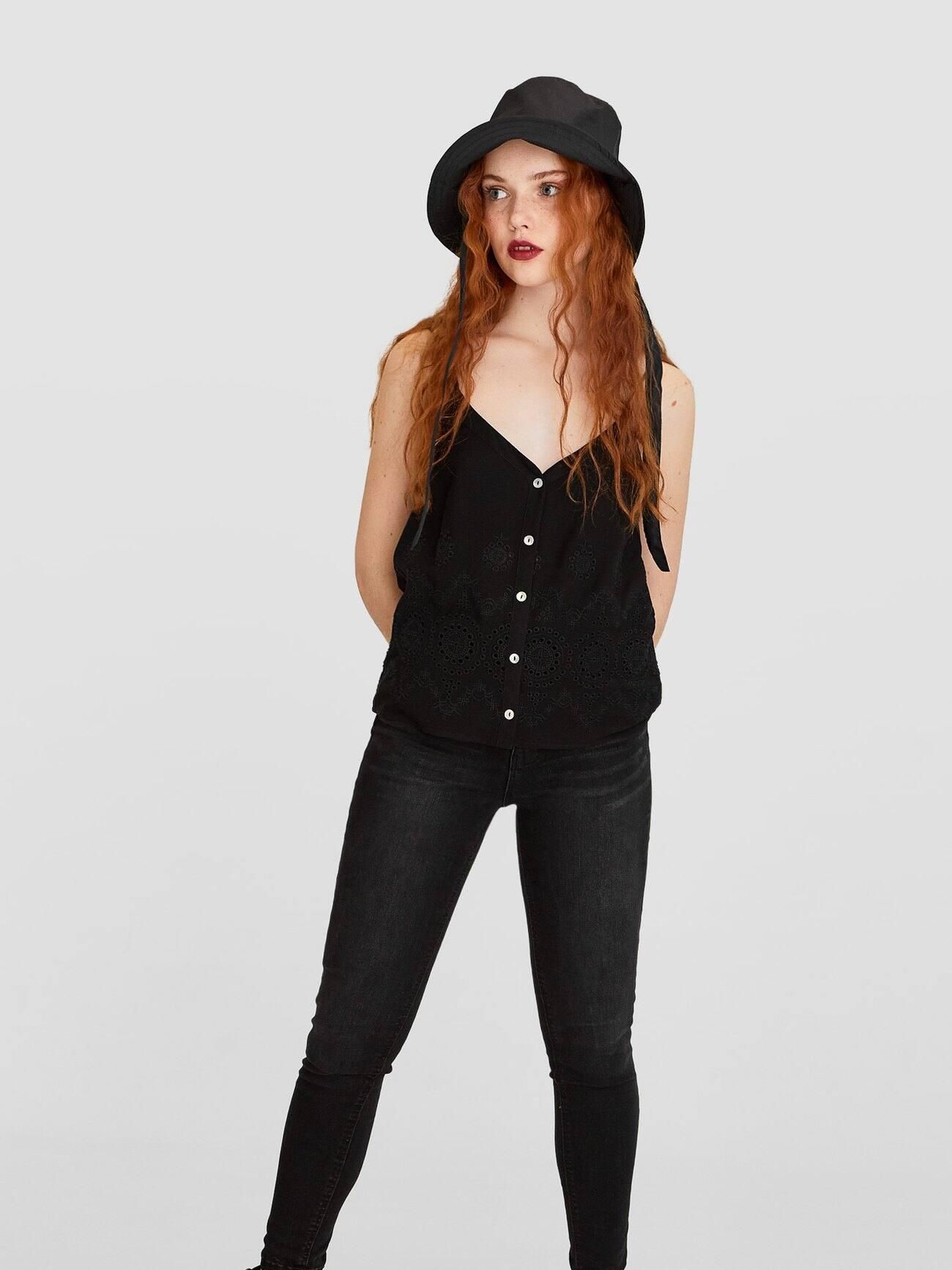 

Топ Stradivarius 2111/402/001-AAAD M Черный