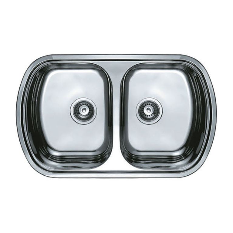 

Мойка Кухонная Haiba Double Satin Hb0652 80X49