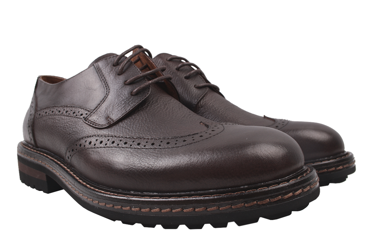 

Черевики на платформі чоловічі Antoni Bianchi натуральна шкіра, колір коричневий 5-9DT 43