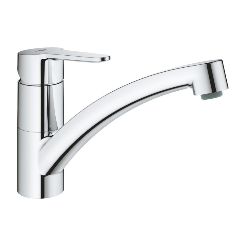 

Смеситель для кухни латунный однорычажный с поворотным изливом Grohe BauEco 31680000