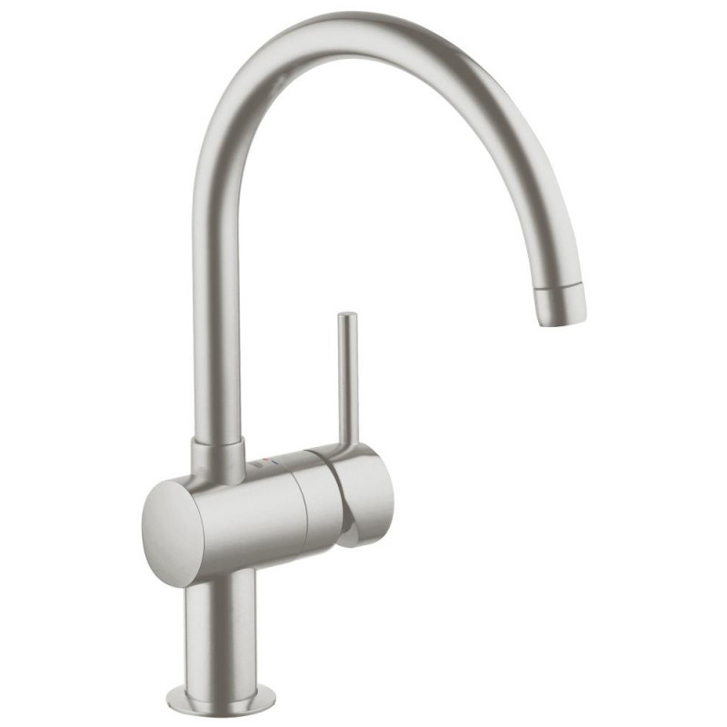 

Смеситель для кухни латунный однорычажный с поворотным изливом Grohe Minta 32917DC0