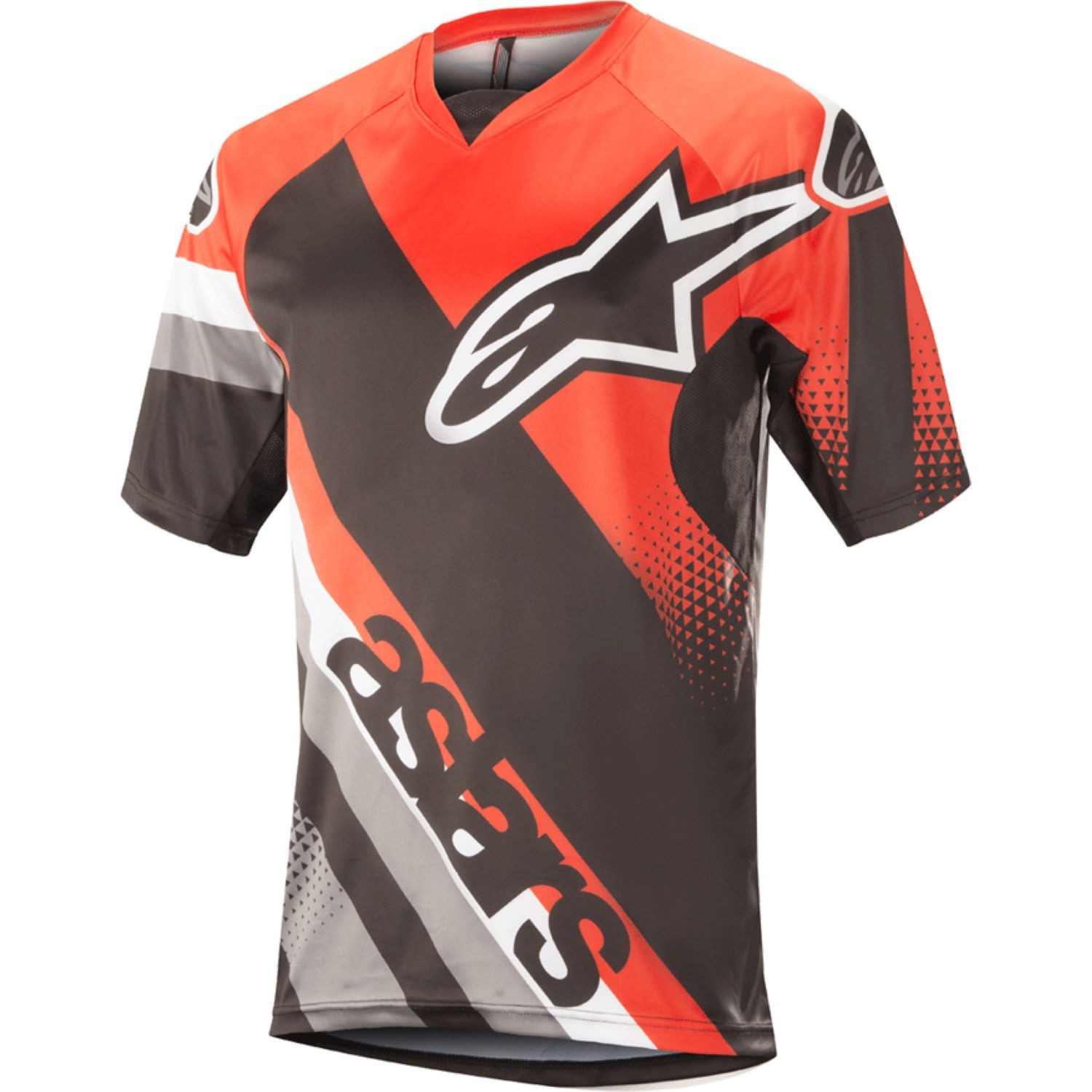 

​Велоджерси мужская МТБ Alpinestars Racer красно-черная L