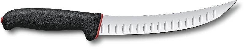 

Кухонный нож Fibrox Butcher 20см узкое рифл. с черн. ручкой Dual Grip Victorinox Vx57223.20D