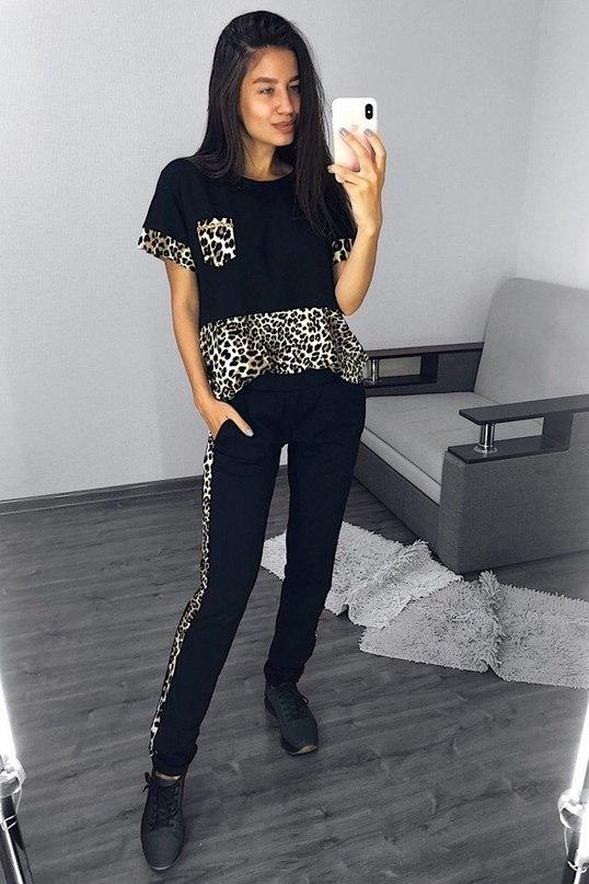 

Fashions • Костюм женский Клео Fashions 42-46 черный (2254)