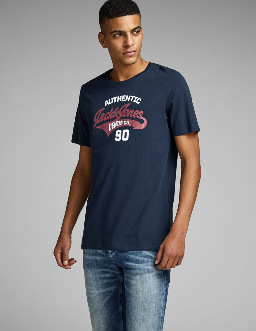 

Футболка JACK&JONES М0111142 цвет синий XS