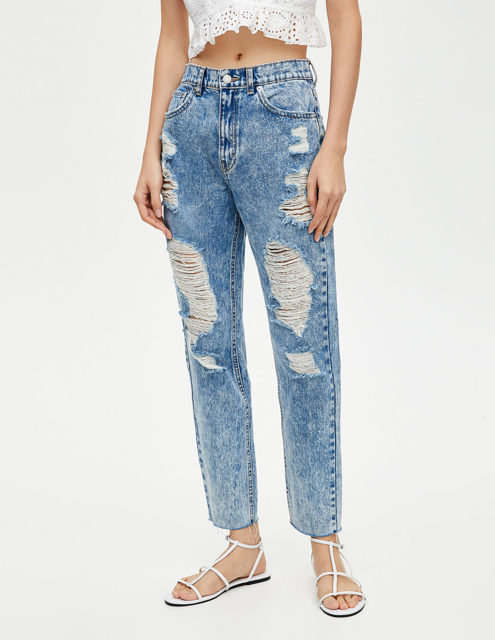 

Джинсы PULL & BEAR Ж1065693 (5689/202/427) цвет синий L