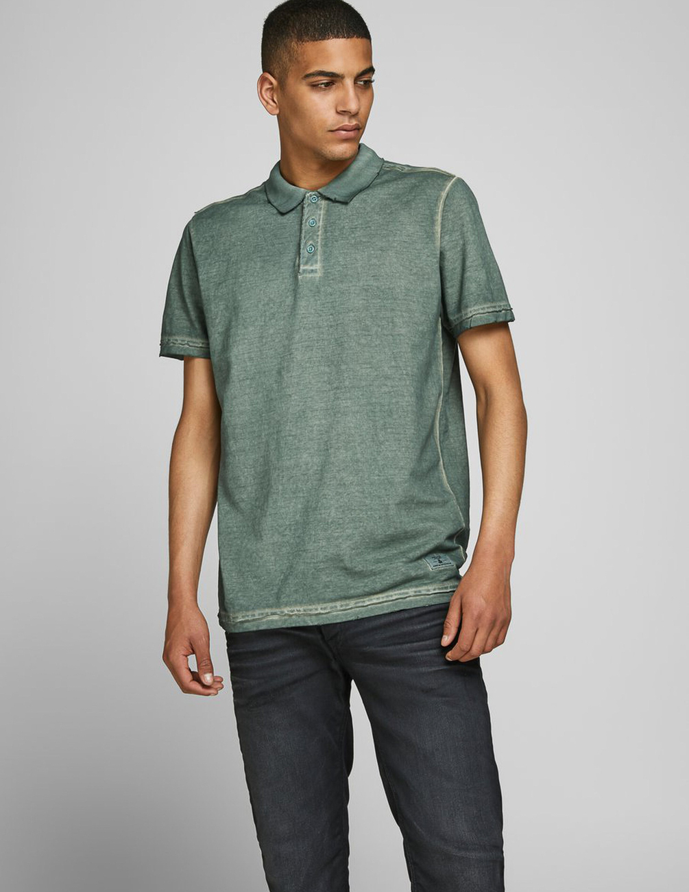 

Поло к/р JACK&JONES М0110859 цвет зеленый XL