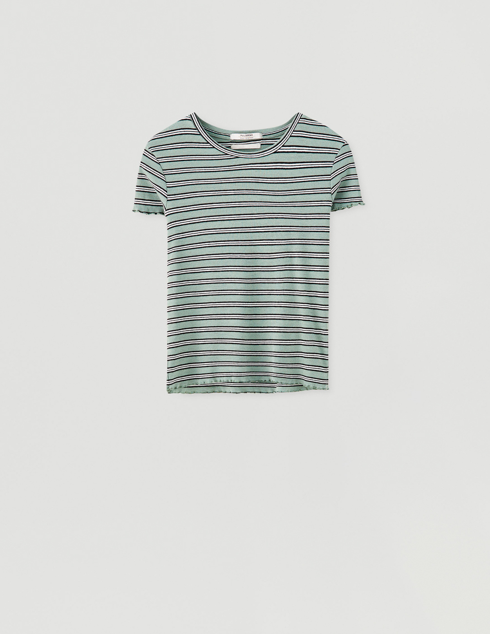 

Футболка PULL & BEAR Ж1066263 (9230/396/527) цвет зеленый XL
