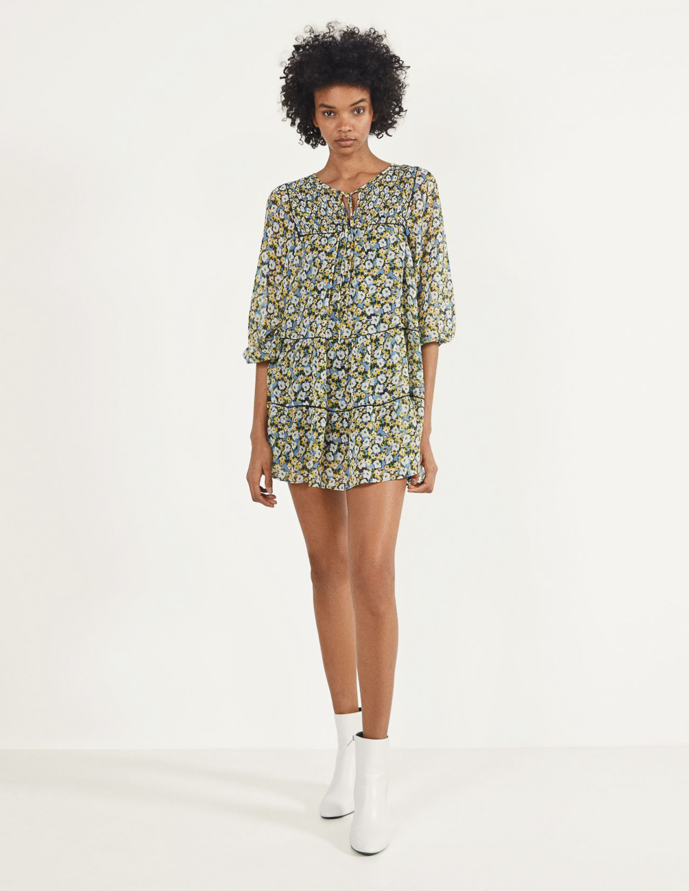 

Платье Bershka Ж1064669 (0403/962/427) цвет разноцветный S