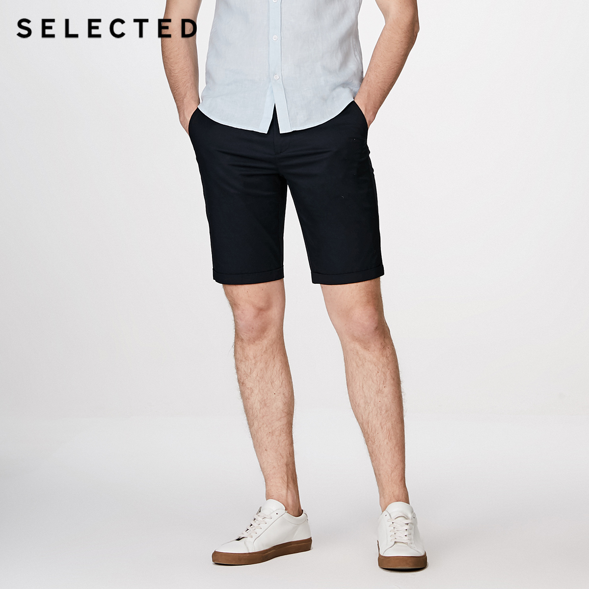 

шорти Selected 4182SH519E39 38 т.синій