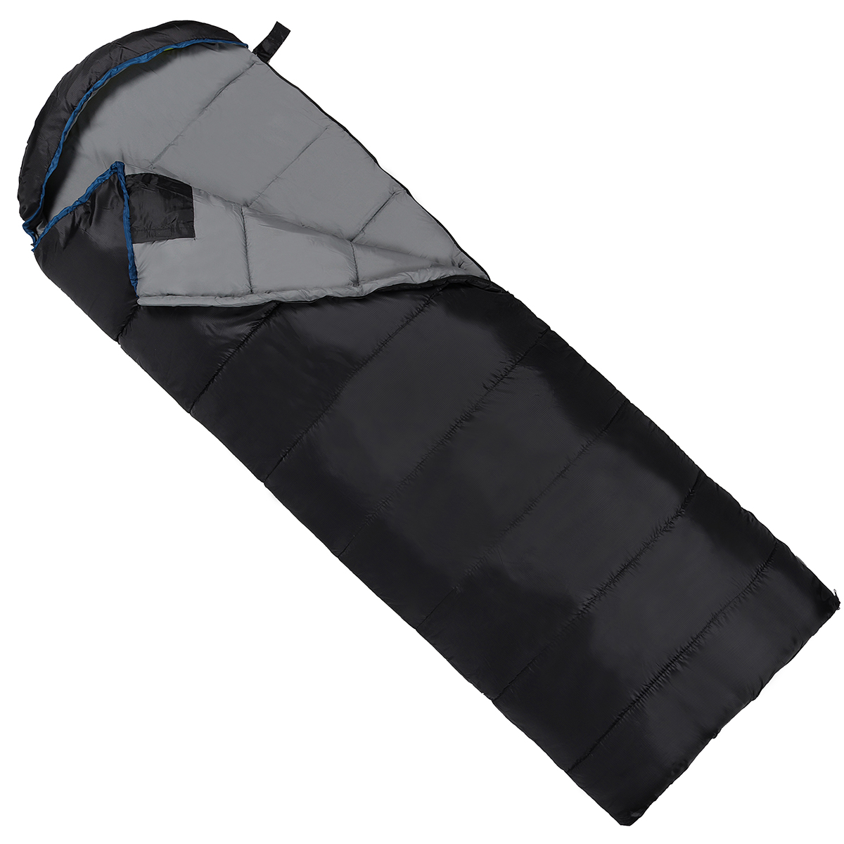 

Спальный мешок (спальник) одеяло SportVida SV-CC0073 -3 ...+ 21°C L Black/Grey