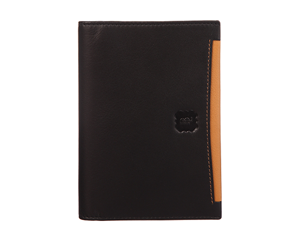 

Документница Buono Leather Black+Honey (02-4998)
