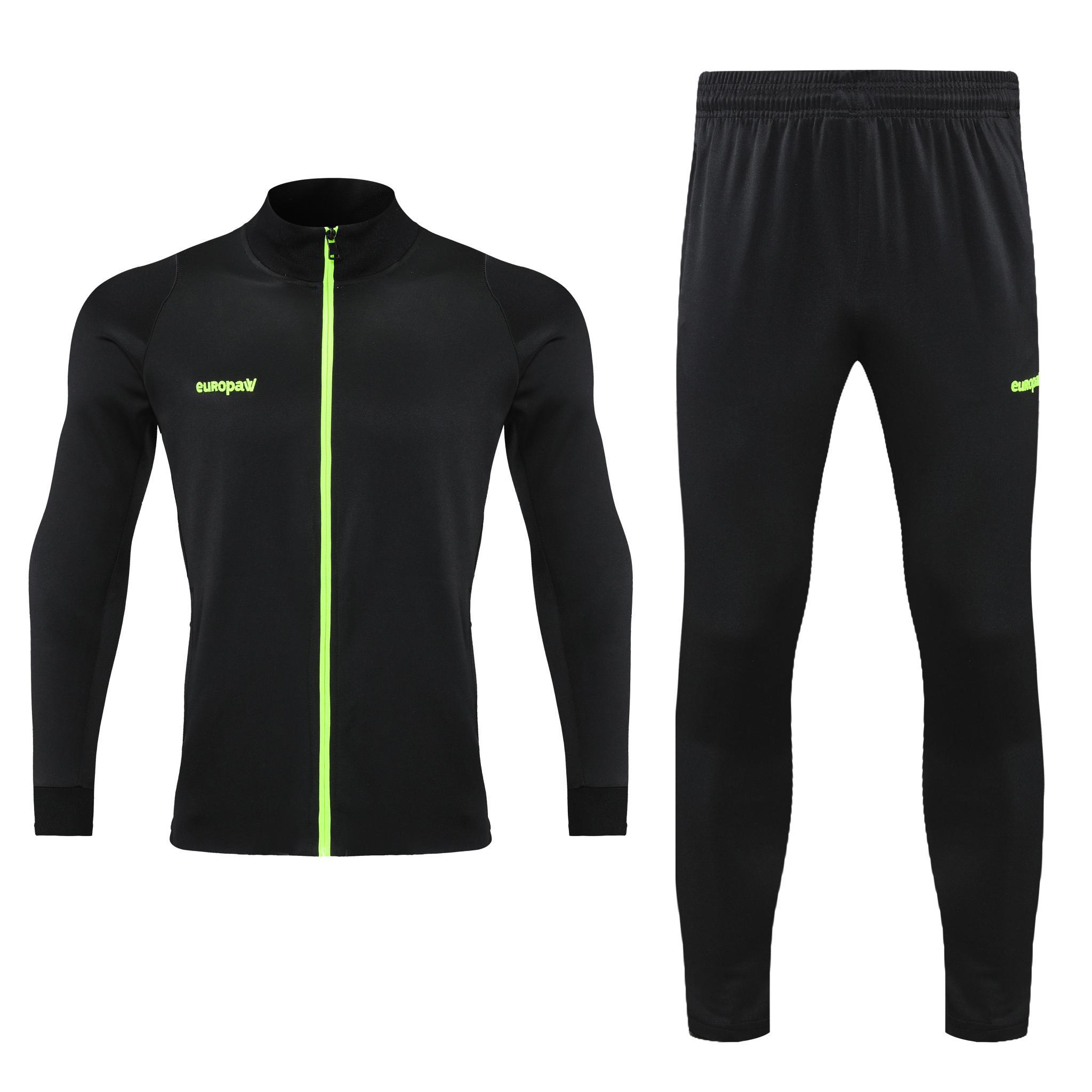 

Спортивный костюм Europaw Limber Up 2101 Long zipper чёрно-салатовый, Спортивный костюм Europaw Limber Up 2101 Long zipper чёрно-салатовый [L]