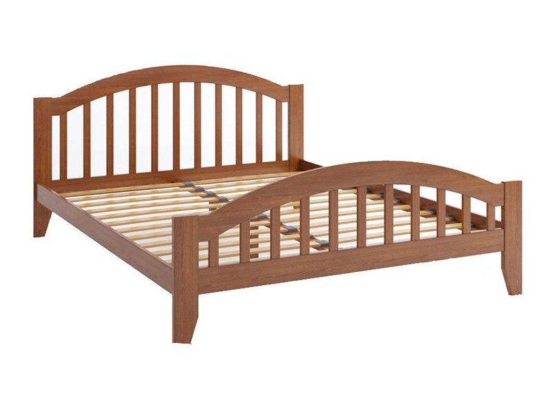 

Кровать Camelia Мелиса из массива дуба 120х200 орех