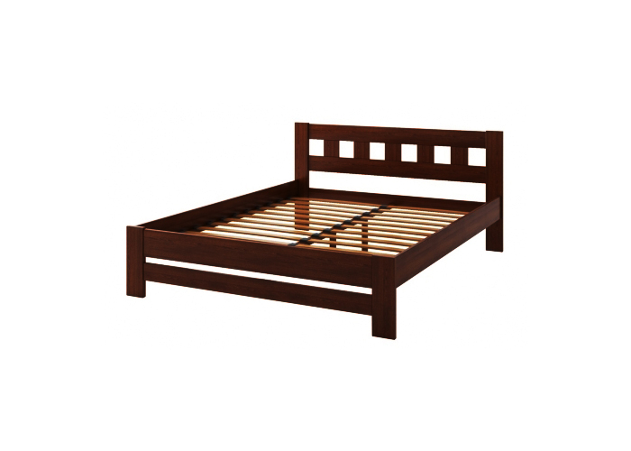 

Кровать Camelia Сакура из массива бука 180х200 орех темный