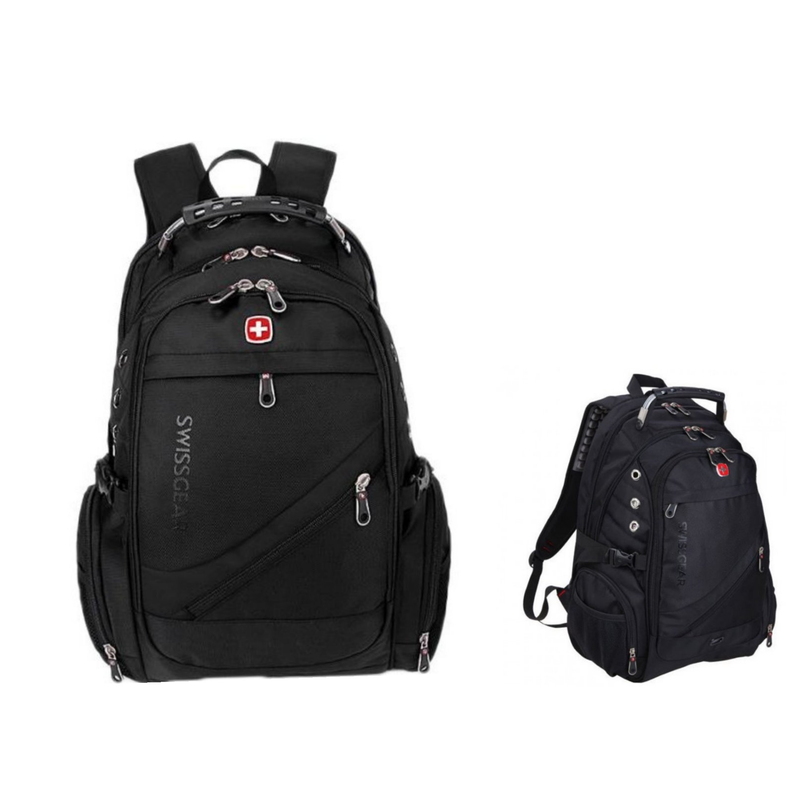 

Рюкзак SwissGear 8810 рюкзак с эргономичной спинкой для ноутбука с дождевиком Black