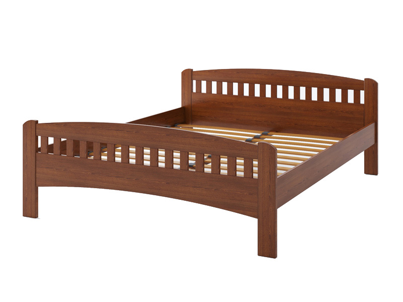 

Кровать Camelia Розалия из массива бука 160х200 орех