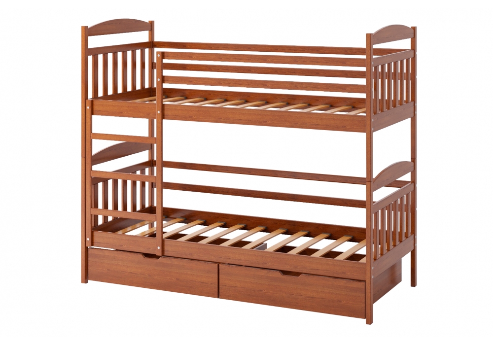 

Кровать двухъярусная Camelia Алтея из массива бука 90х200 цвет яблоня