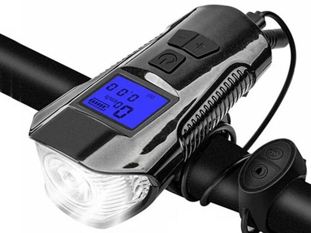 

Велофара звонок компьютер BauTech XA 585T6 2LED с выносной кнопкой на аккумуляторе ЗУ micro USB Черный (1009-039-00)