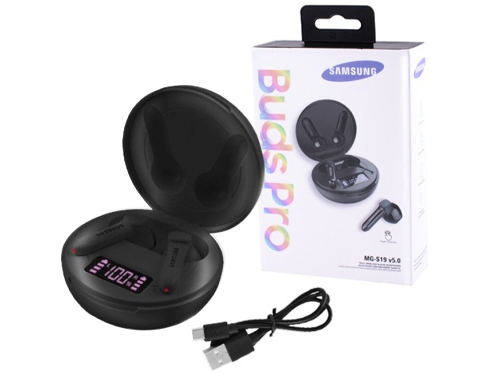 

Наушники Samsung Buds Pro MG S19 bluetooth беспроводные Черный (1009-033-01)