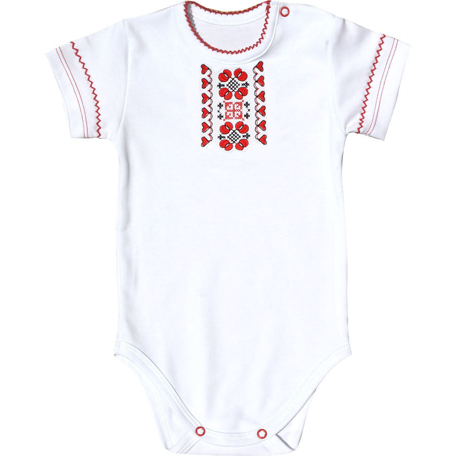 

Боді-вишиванка, арт. 105 80 см. білий BD12-105-KR-26 Ladan