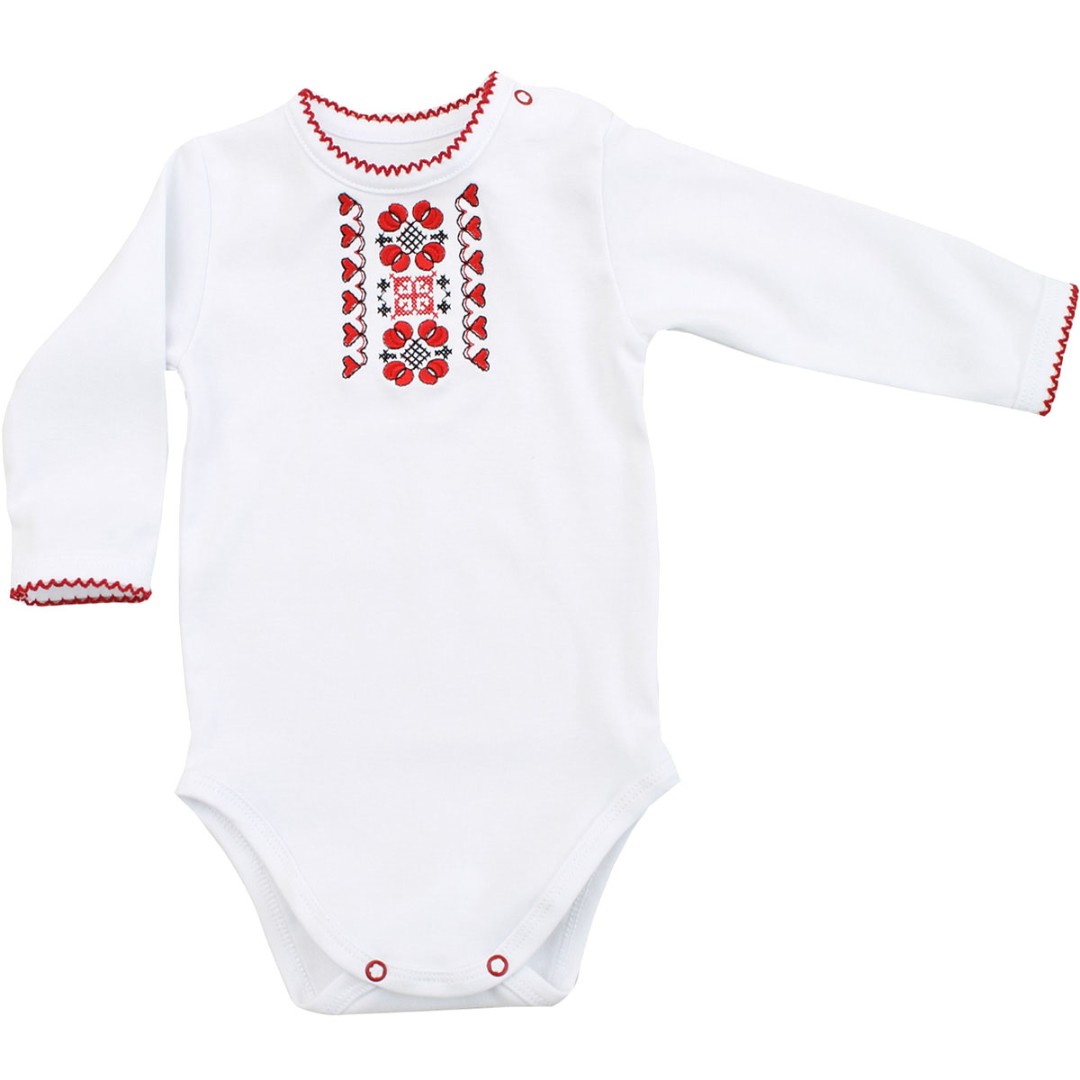 

Боді-вишиванка, арт. 105 68 см. білий BD12-105-DR-22 Ladan