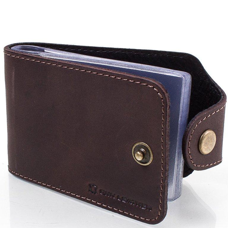 

Мужская кожаная визитница (DNK-Cards-Hcol-F) DNK Leather 10х7х1,5 см Коричневый 000158470