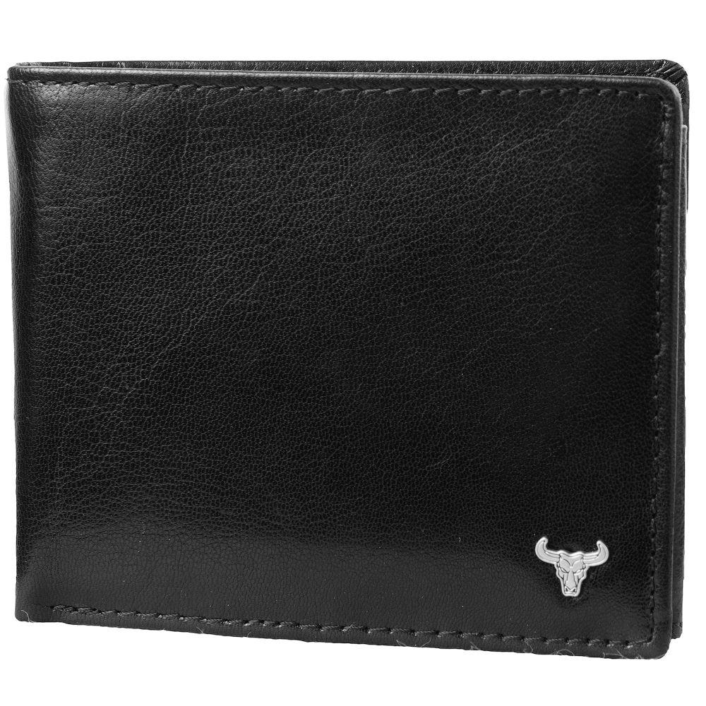 

Мужское кожаное портмоне (DNKN992-BW-black) Buffalo Wild 12х10х2,5 см Черный 000157602