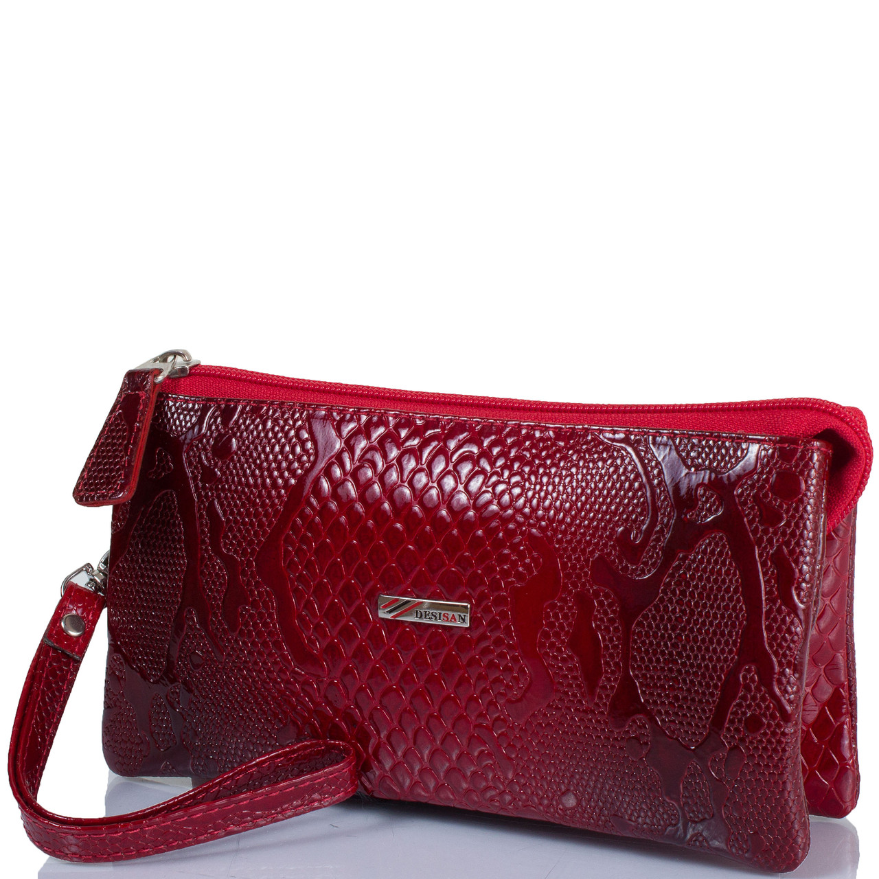 

Женская кожаная косметичка (SHI063-500) Desisan 19,5х10х5 см Красный 000157858