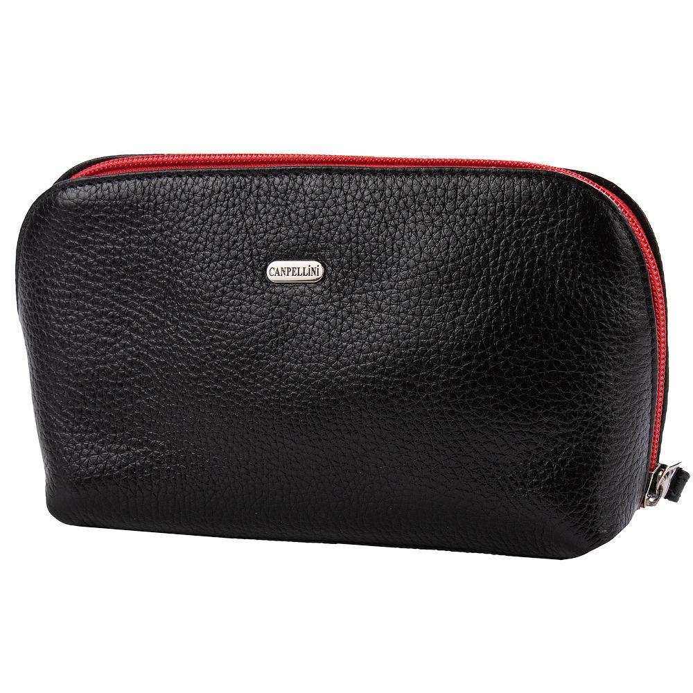 

Женская кожаная косметичка (SHI205-7dm) Canpellini 21х11х6,5 см Черный 000157866