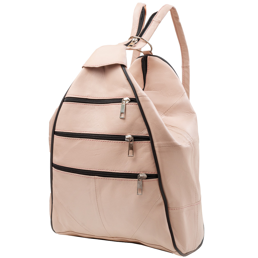 

Женский кожаный рюкзак (SK2404-13-3) TuNoNa 26х36х15 см Розовый 000157328