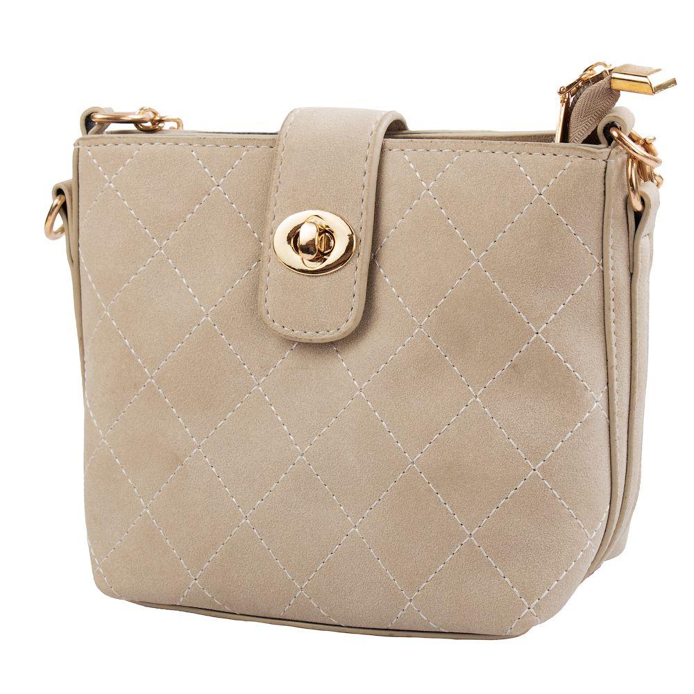 

Женская сумка-клатч (4DETBI1895-12) Valiria Fashion 15х15х8 см Бежевый 000158375