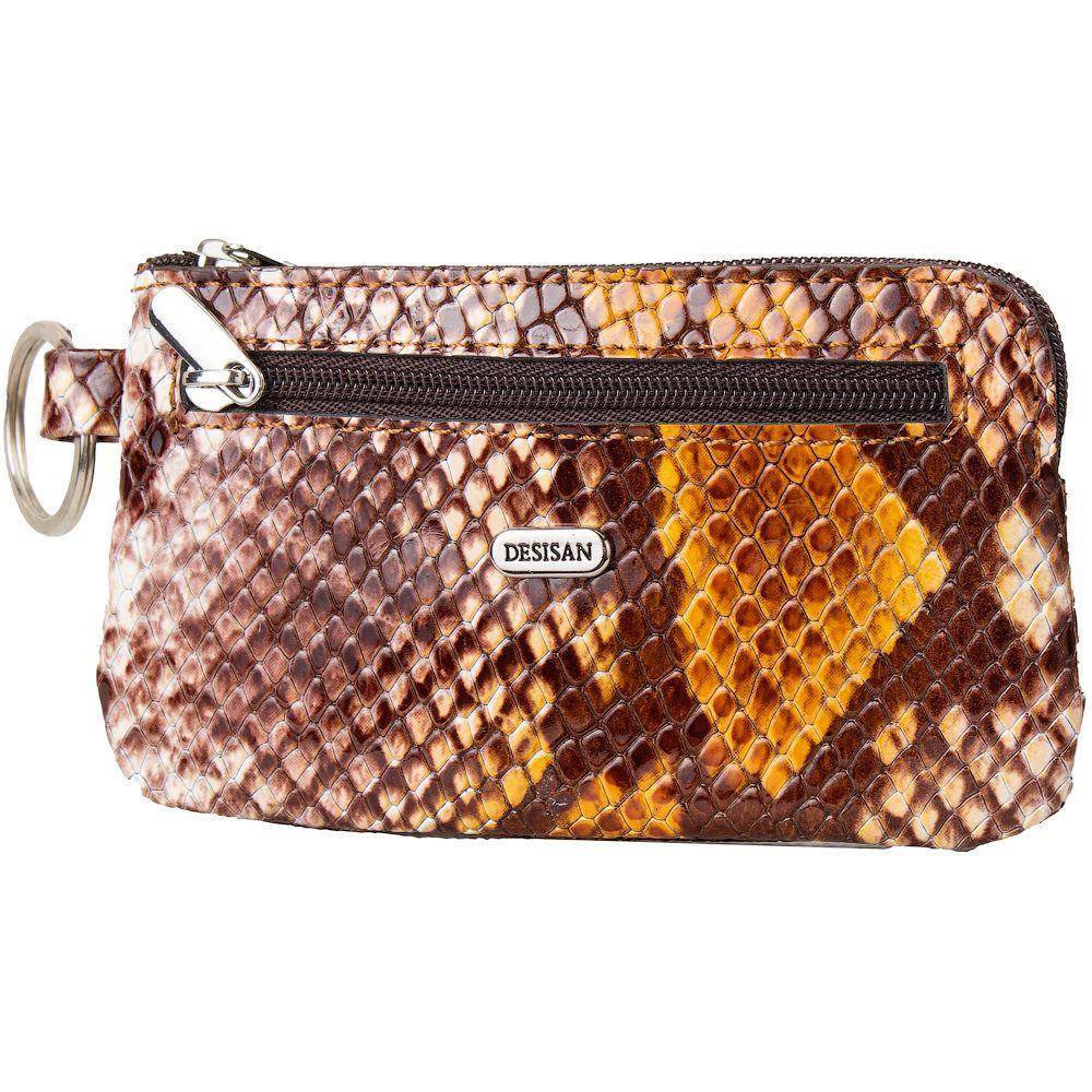 

Женская кожаная ключница (SHI206-738) Desisan 12х7х1 см Коричневый 000157891