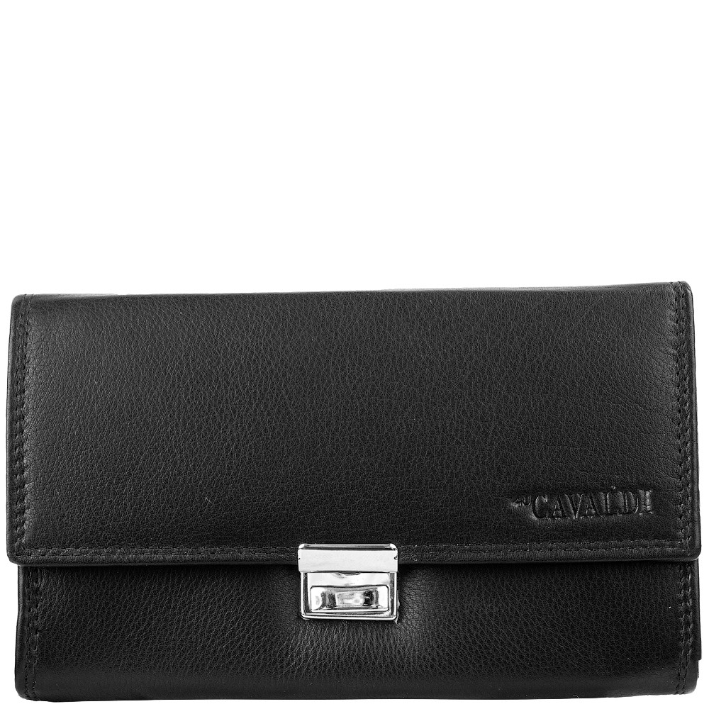 

Мужское кожаное портмоне (DNK107-black) 4U Cavaldi 18х11х4 см Черный 000157600