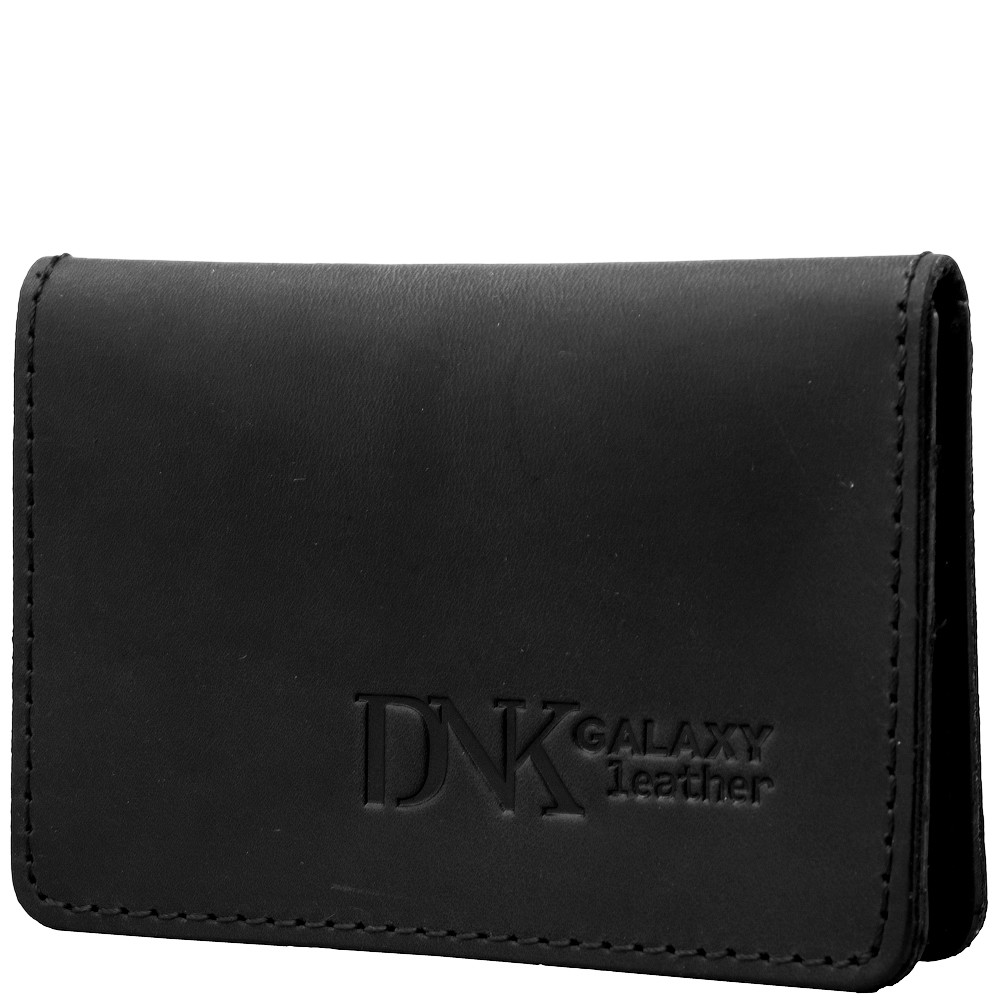 

Мужская кожаная обложка для ID-паспорта (DNK-mini-oknoH-colJ) DNK Leather 6,5х9,5х5,5 см Черный 000157779