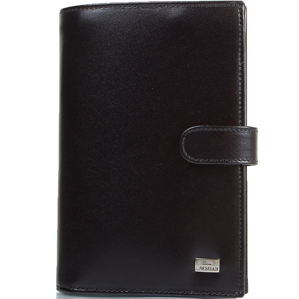 

Мужское кожаное портмоне (SHI221-1) Desisan 11хх16,5х2,5 см Черный 000157684