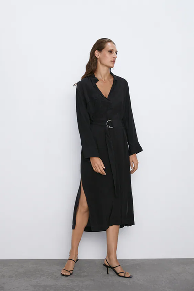 

Платье Zara M чёрное (1203-583)