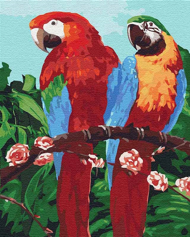 

Картина по номерам Идейка Королевские попугаи 40 x 50 см В коробке (КН4051) (4823104303138)