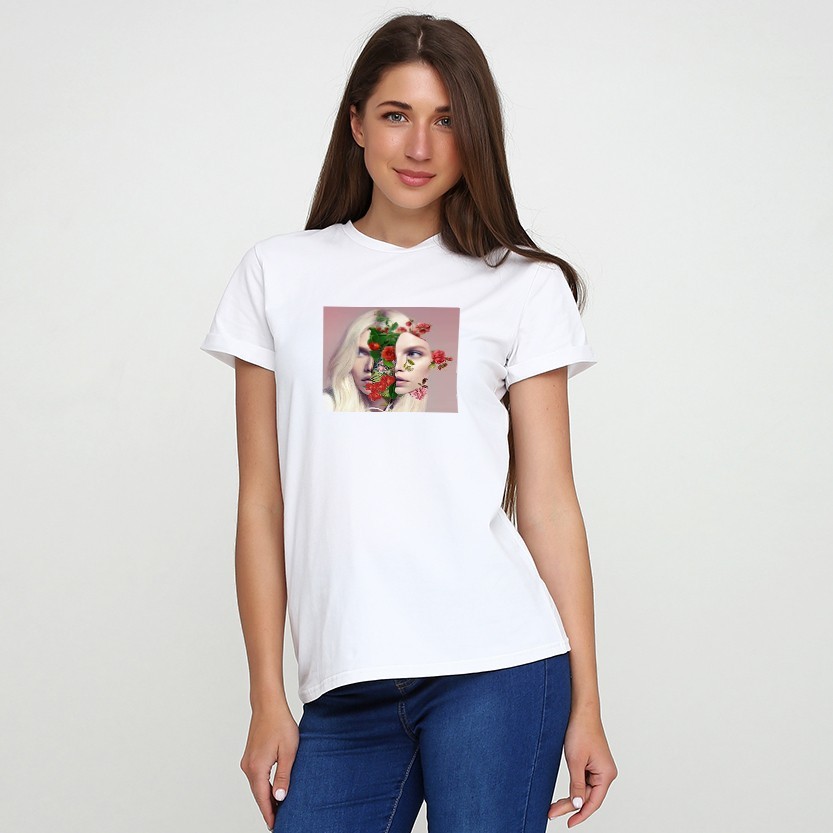 

Футболка Malta 19Ж441-24-Р3 Girl bouguet XXL Белая