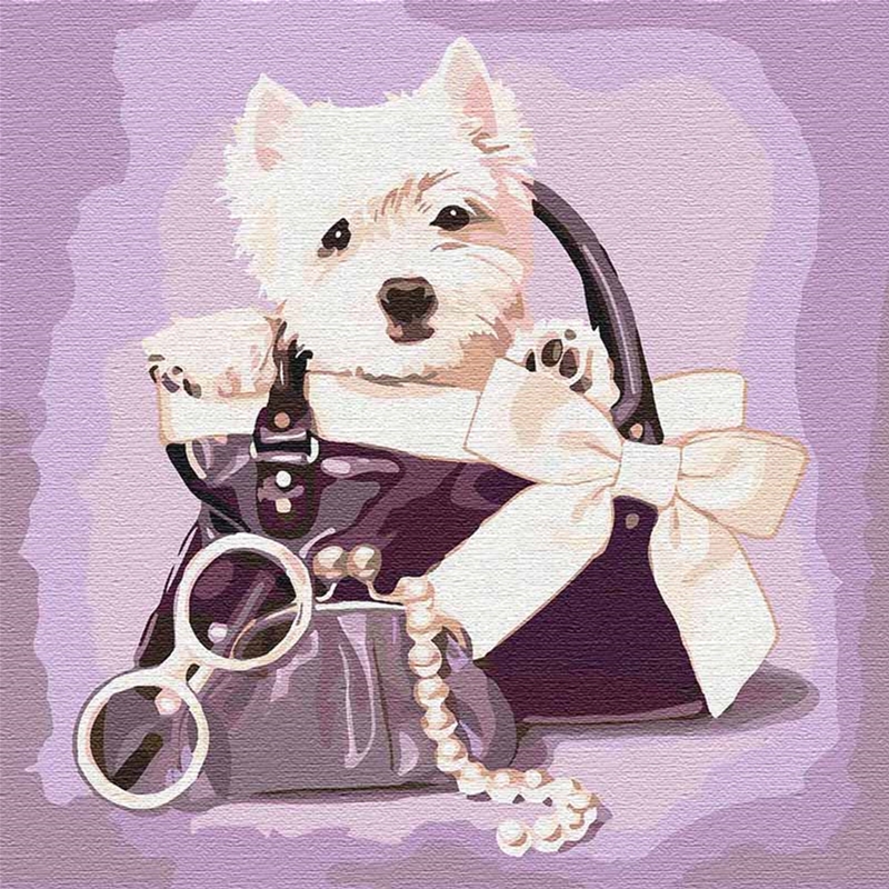 

Картина по номерам Идейка Любимый щенок 40 x 40 см (КНО4033) (4823104300533)