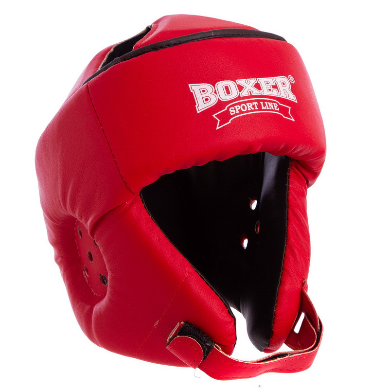 

Шлем боксерский открытый с усиленной защитой макушки Boxer Heroe 2030 размер XL Red